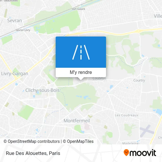 Rue Des Alouettes plan