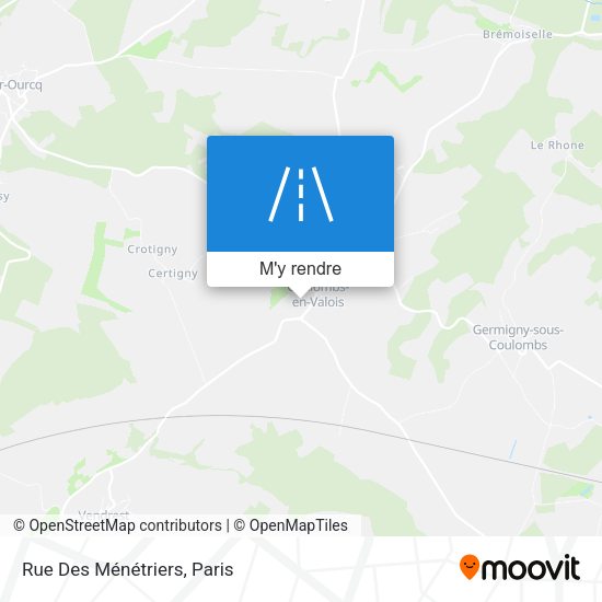 Rue Des Ménétriers plan
