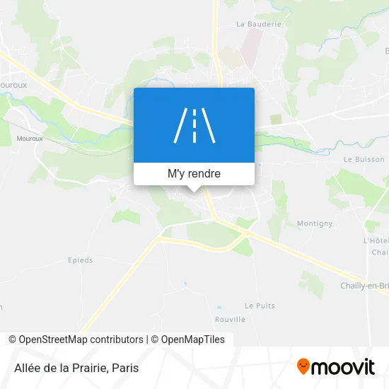 Allée de la Prairie plan