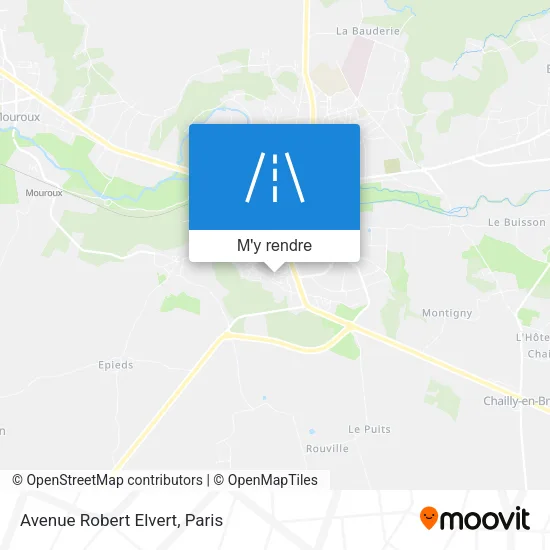 Avenue Robert Elvert plan