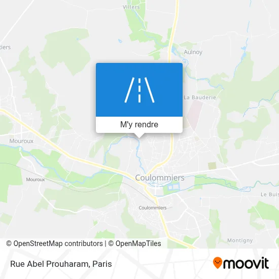 Rue Abel Prouharam plan