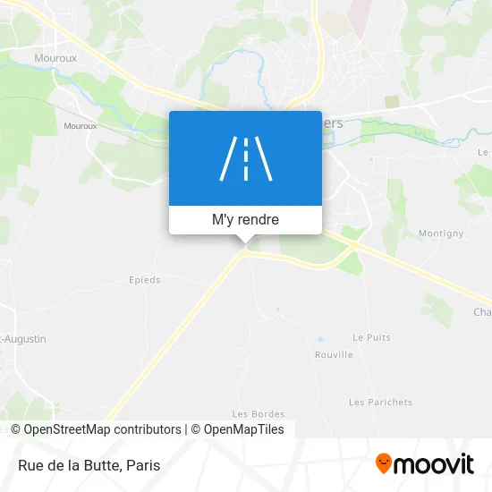 Rue de la Butte plan
