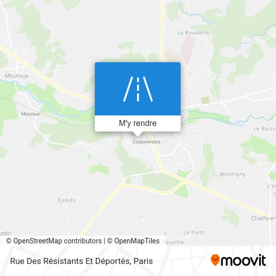 Rue Des Résistants Et Déportés plan