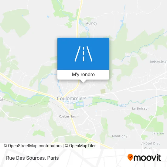 Rue Des Sources plan