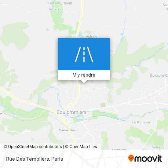 Rue Des Templiers plan