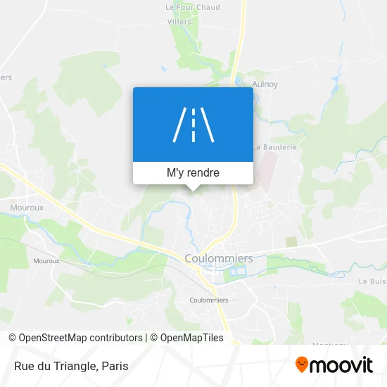 Rue du Triangle plan