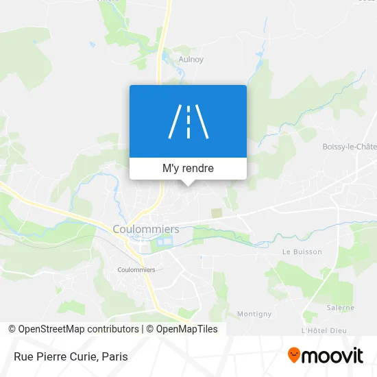 Rue Pierre Curie plan