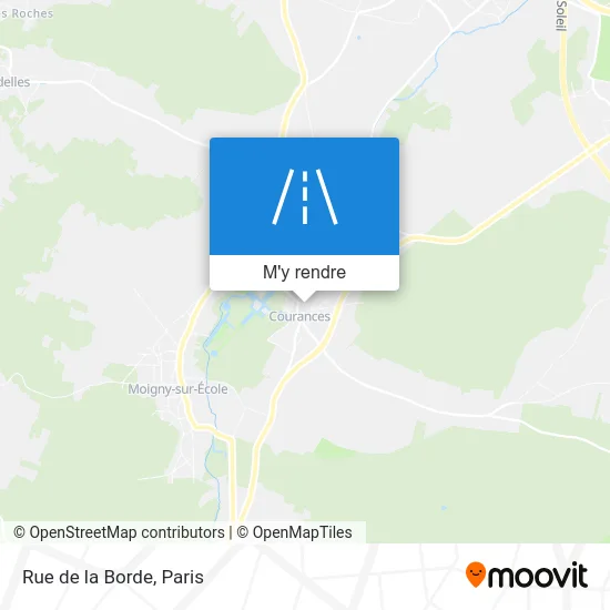 Rue de la Borde plan