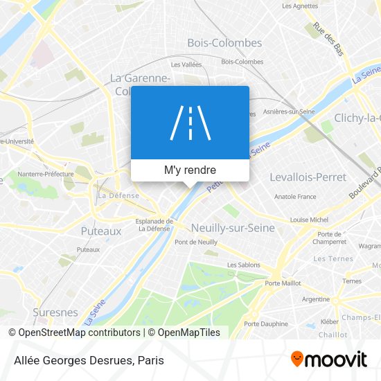 Allée Georges Desrues plan