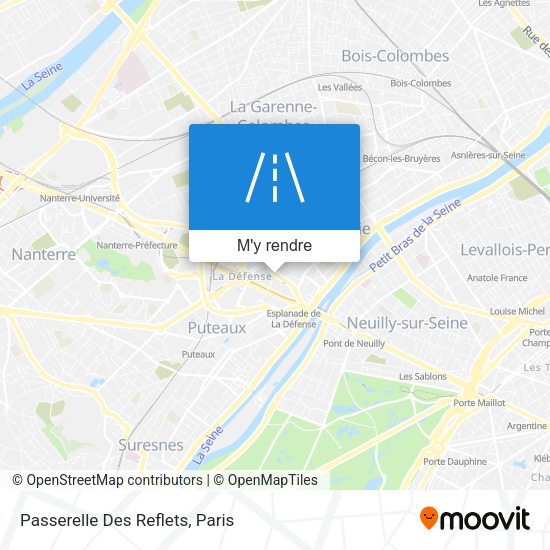 Passerelle Des Reflets plan