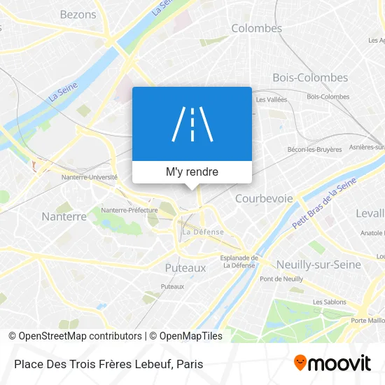 Place Des Trois Frères Lebeuf plan