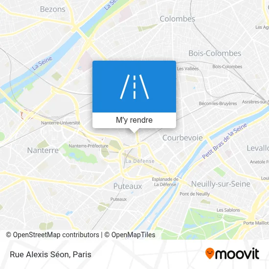 Rue Alexis Séon plan