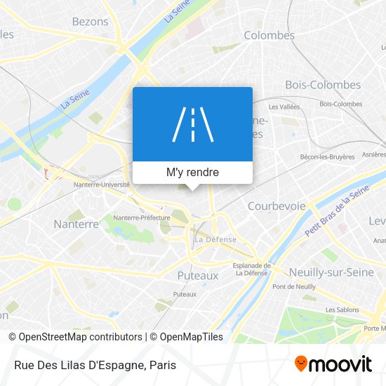 Rue Des Lilas D'Espagne plan