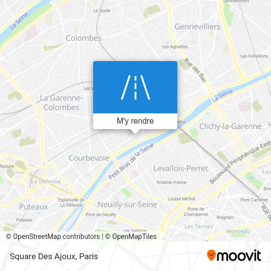 Square Des Ajoux plan