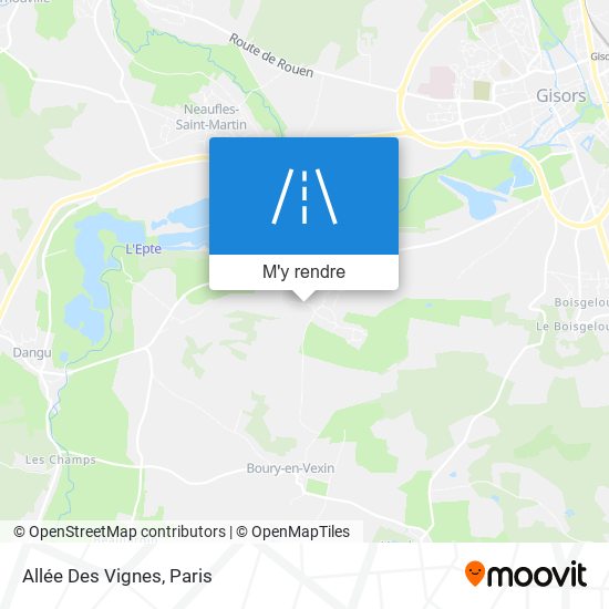 Allée Des Vignes plan