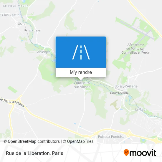 Rue de la Libération plan