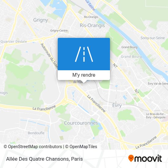Allée Des Quatre Chansons plan