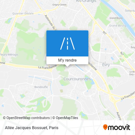 Allée Jacques Bossuet plan