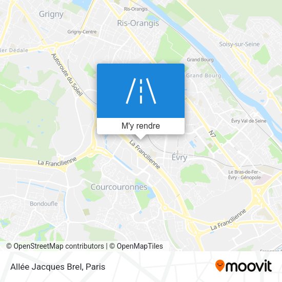 Allée Jacques Brel plan