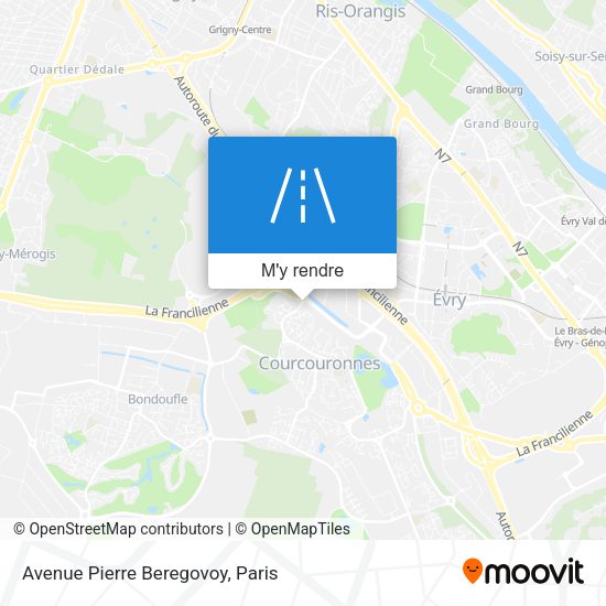 Avenue Pierre Beregovoy plan