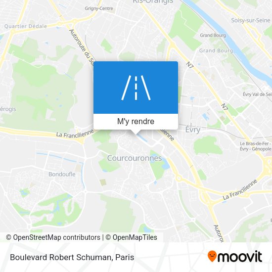 Boulevard Robert Schuman plan