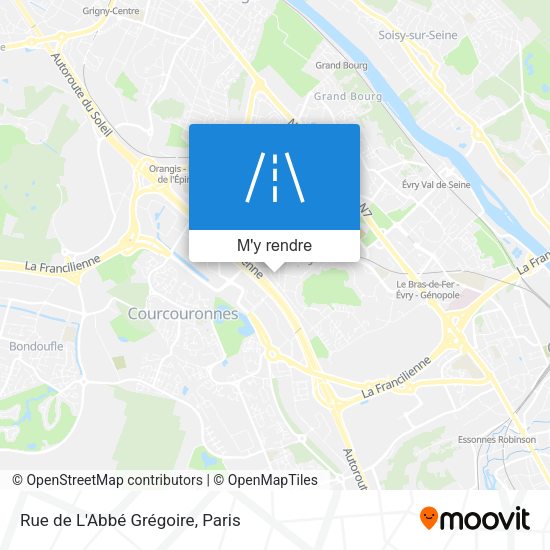Rue de L'Abbé Grégoire plan