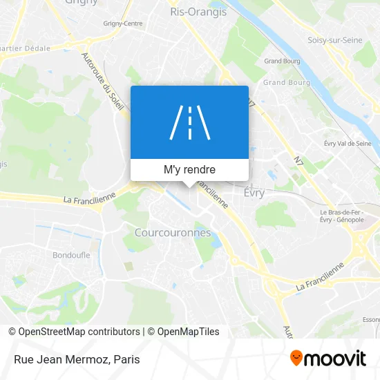 Rue Jean Mermoz plan