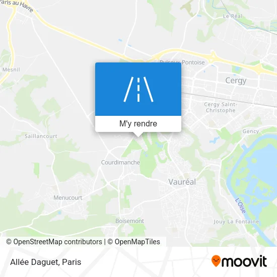 Allée Daguet plan