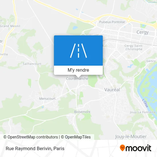 Rue Raymond Berivin plan