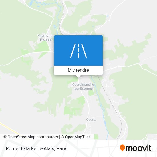 Route de la Ferté-Alais plan