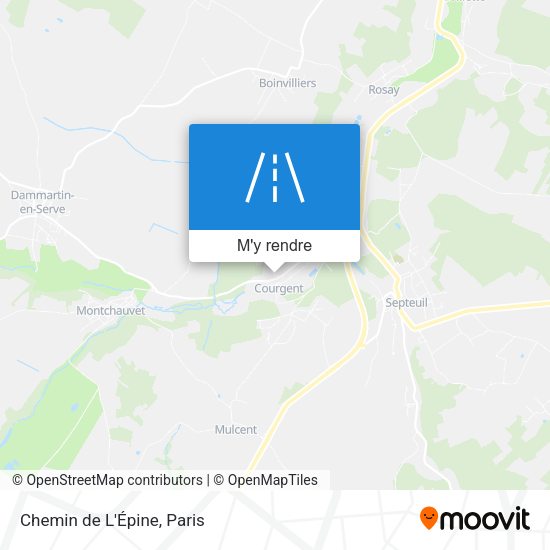 Chemin de L'Épine plan