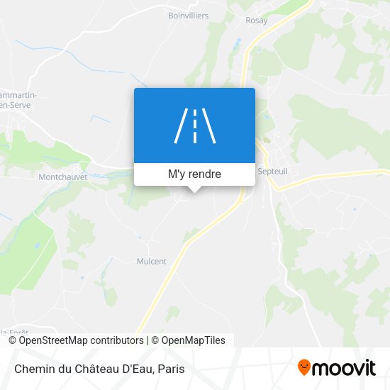 Chemin du Château D'Eau plan