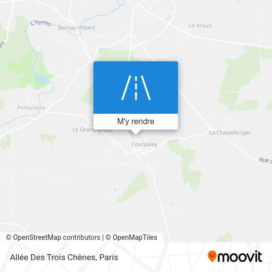 Allée Des Trois Chênes plan