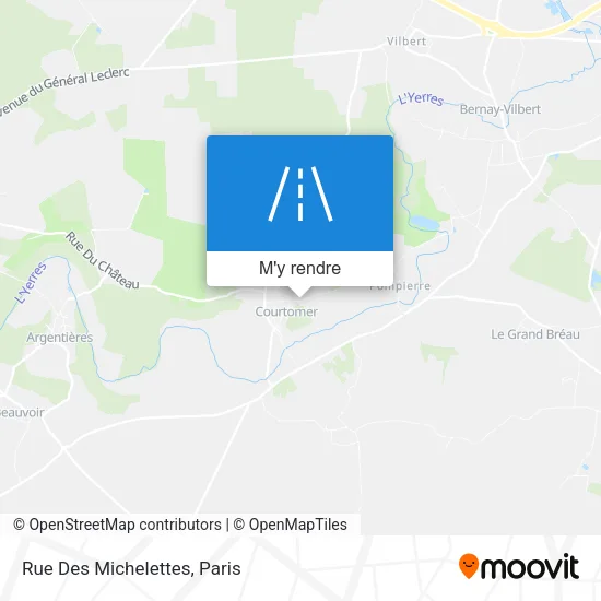 Rue Des Michelettes plan