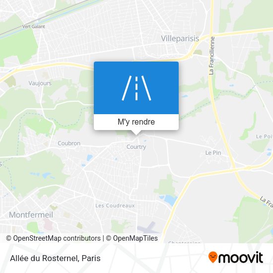 Allée du Rosternel plan