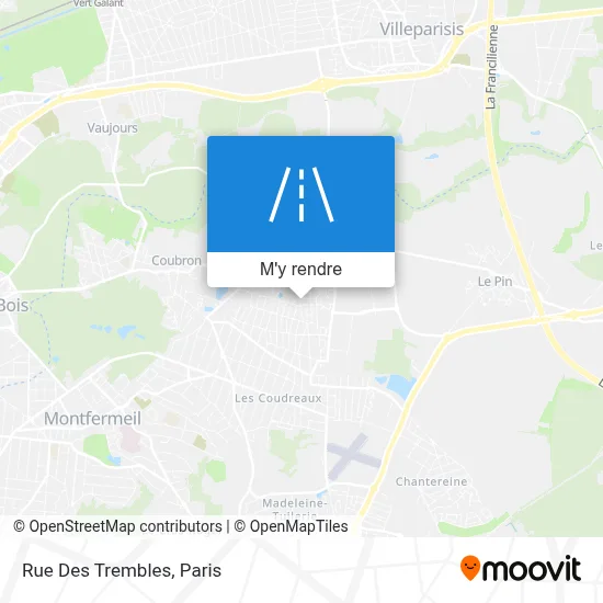 Rue Des Trembles plan
