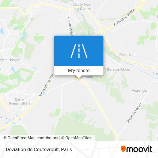 Déviation de Coutevroult plan