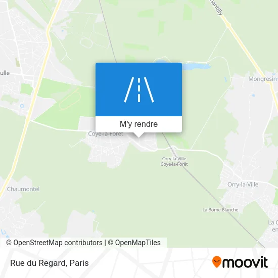 Rue du Regard plan