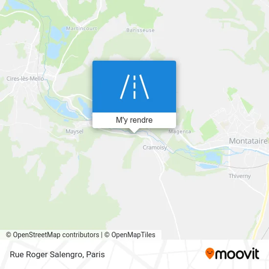 Rue Roger Salengro plan