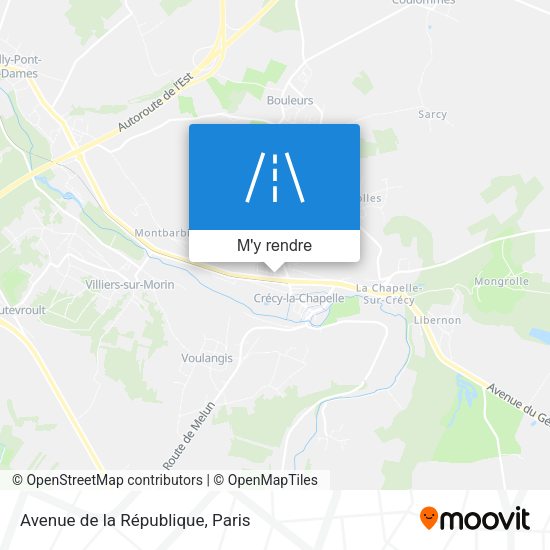 Avenue de la République plan
