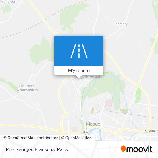 Rue Georges Brassens plan