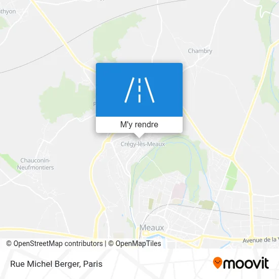 Rue Michel Berger plan