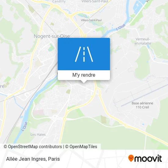 Allée Jean Ingres plan