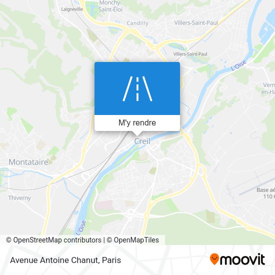 Avenue Antoine Chanut plan