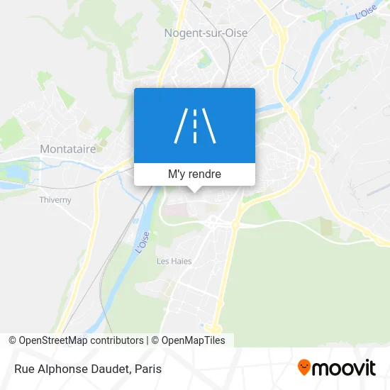 Rue Alphonse Daudet plan