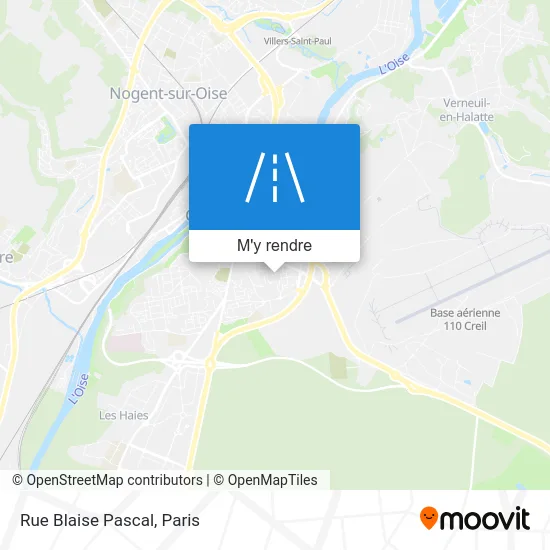 Rue Blaise Pascal plan