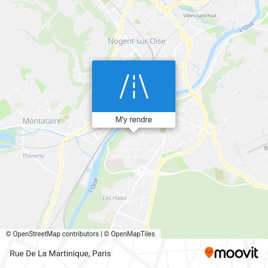 Rue De La Martinique plan