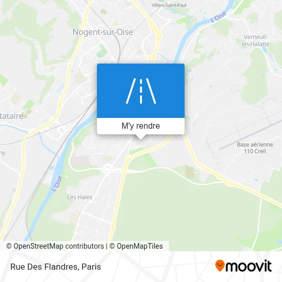 Rue Des Flandres plan