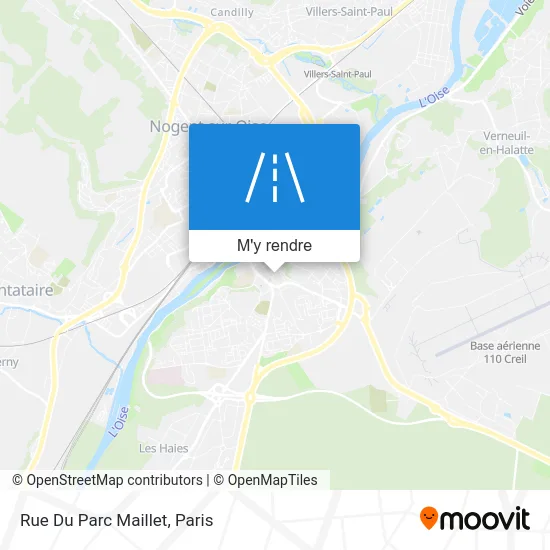 Rue Du Parc Maillet plan