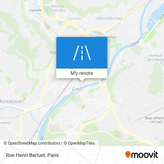 Rue Henri Barluet plan